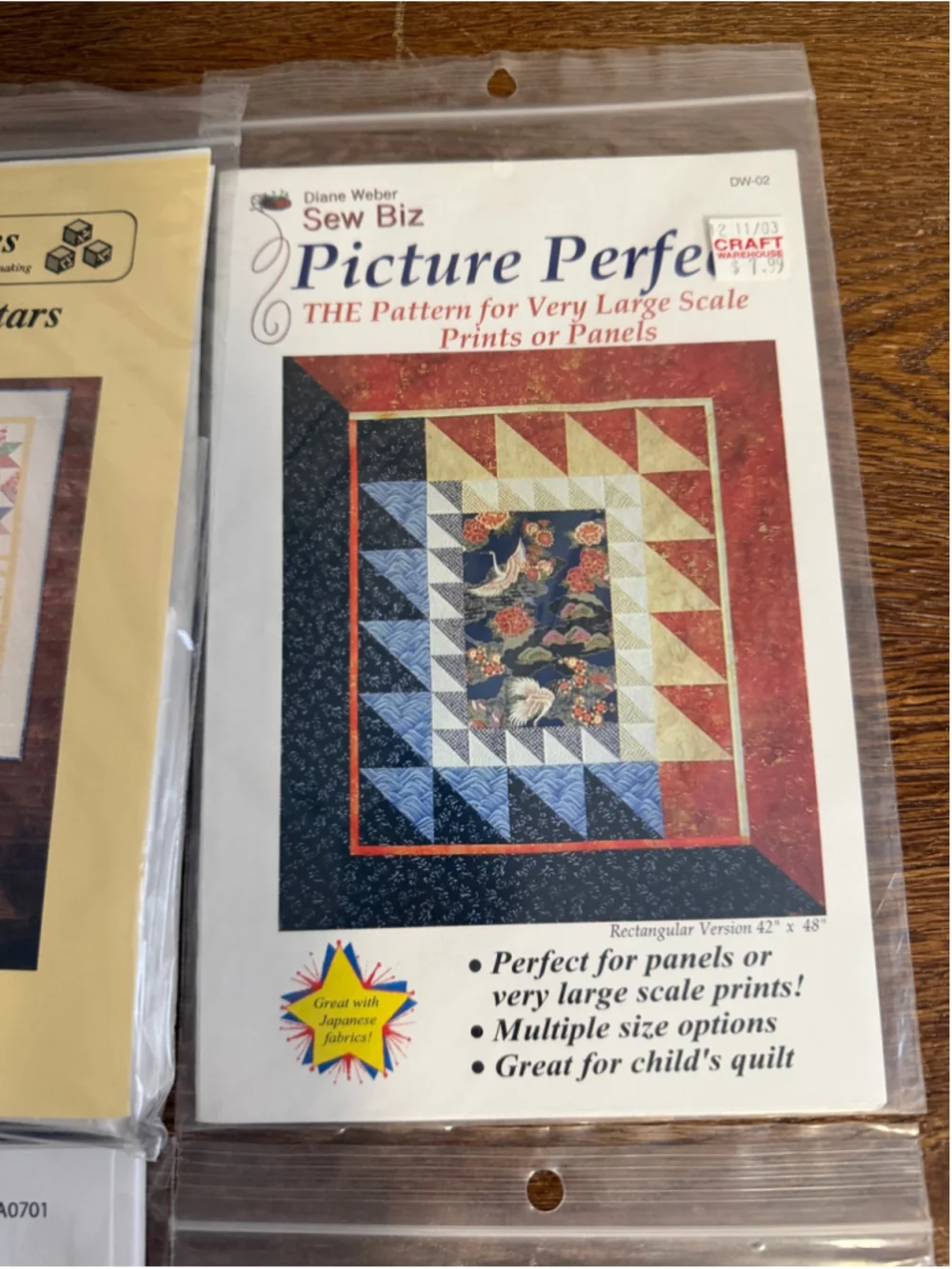 Vintage Quilt Pattern Lot of 9 New Unused Out of Print Paper Pieces Black Cat Mo